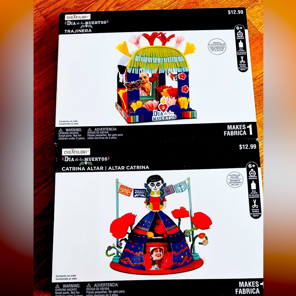 Dia de las Muertos craft set - Catrina altar & Trajinerav- Creatology brand
